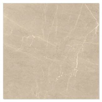 Marmor Klinker Leto Beige Blank-Polerad Rak 120x120 cm